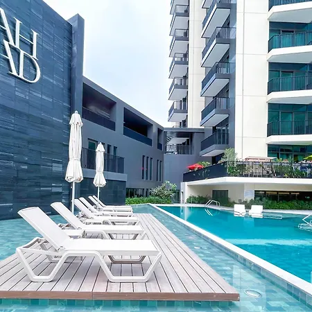 Stunning & Spacious Studio Balcony & View Dubai Exterior photo